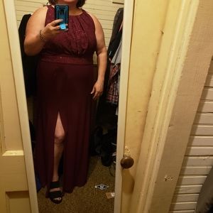 Maroon Formal Dress